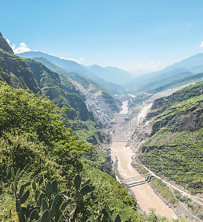 白鹤滩水电站主体工程全面建设